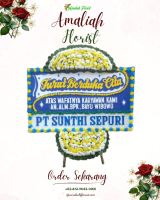 Papan Bunga Duka di Pasir