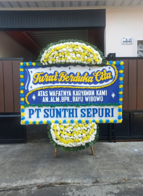 Papan Bunga Duka di Pasir