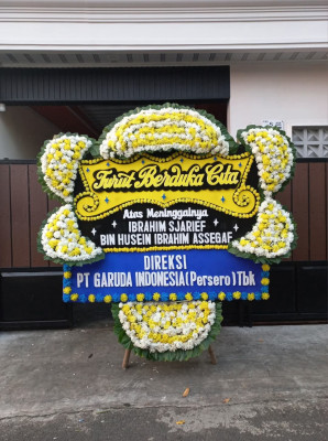Papan Bunga Duka di Pasir