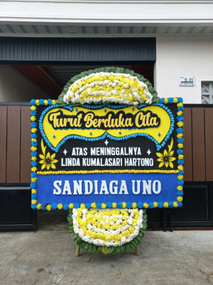 Papan Bunga Duka di Pasir